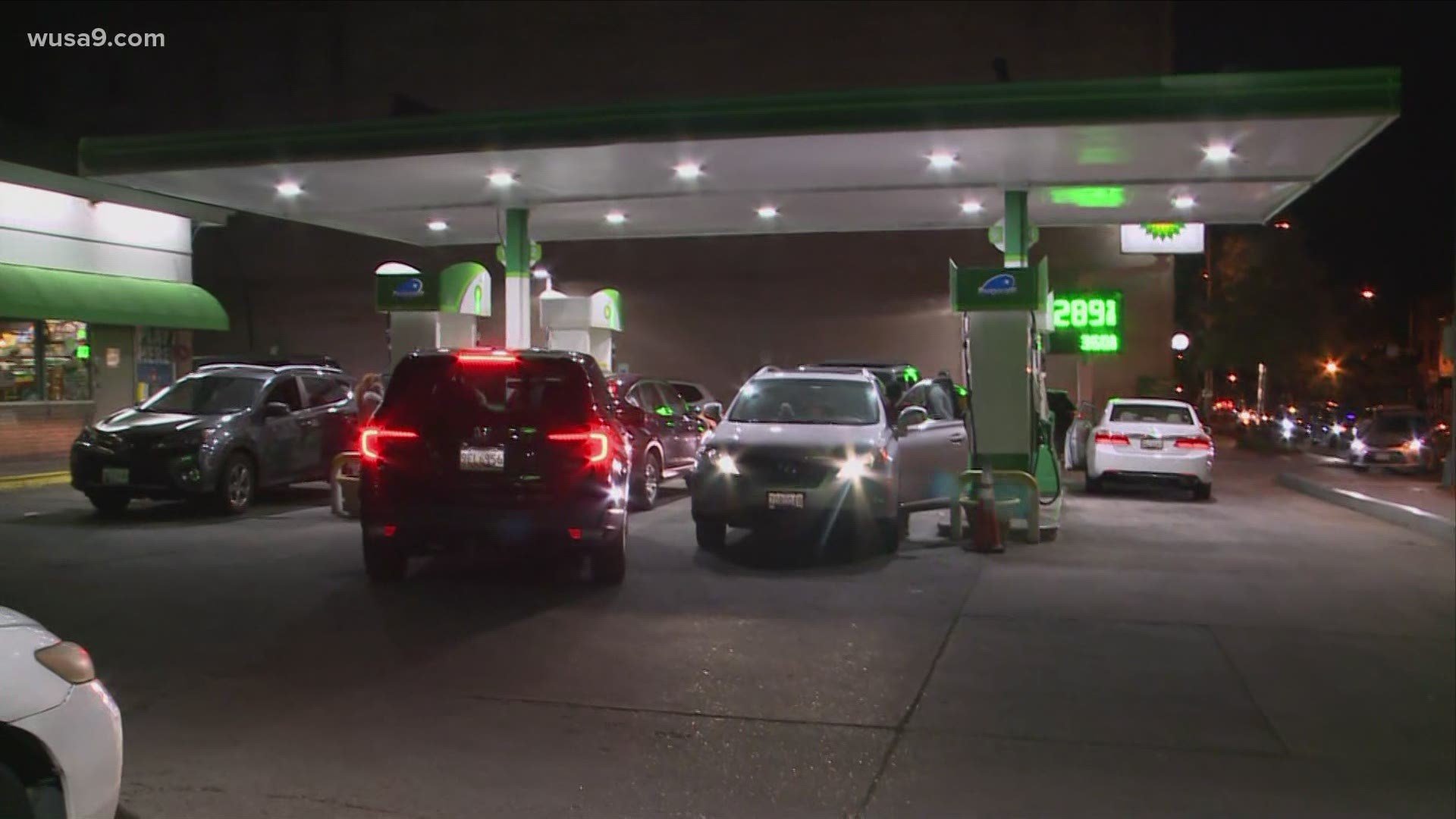 Fuel Shortage in Gas Station in Virginia